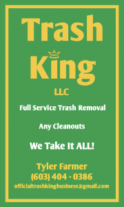 Business Card for Trash King, LLC.