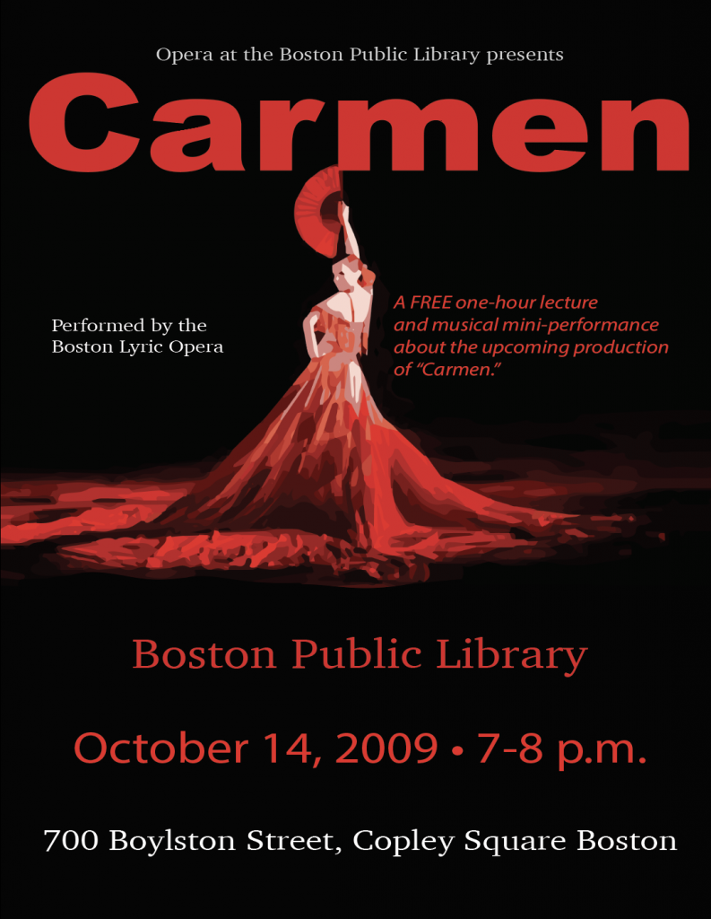 Carmen Opera Poster