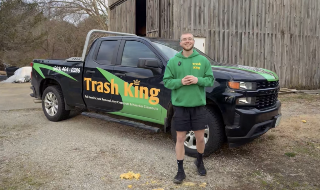 Trash King, LLC Truck and Shirt Design